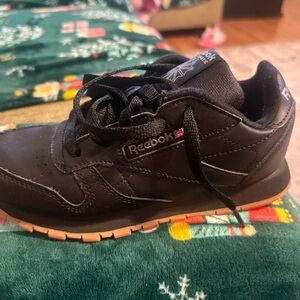 Reebok Kids Black and Tan Sneakers